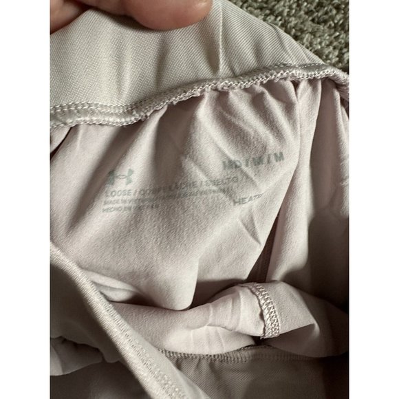 Under Armor Running Workout Gym Shorts Pink Women Size Medium Pink - Picture 6 of 9